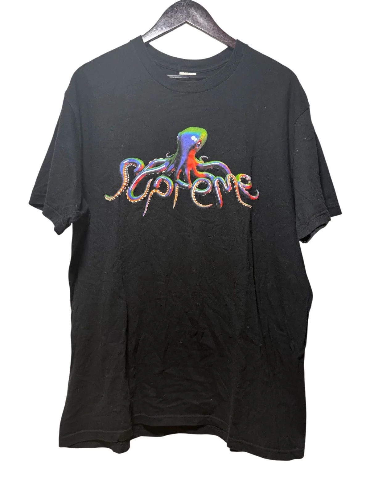 Supreme — Supreme Tentacles Tee Octopus Spellout Logo — streetwear — resale