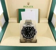 2017 Rolex GMT-Master 116710LN Black Dial SS Oyster With Papers 40mm 3