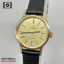 Omega — Omega de Ville [US Stock] Cal.680 Manual Gold Swiss *N. — Watch — resale