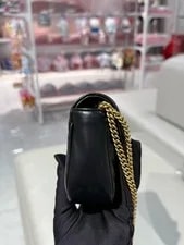Authentic Gucci GG Marmont Super Mini Chain in 3