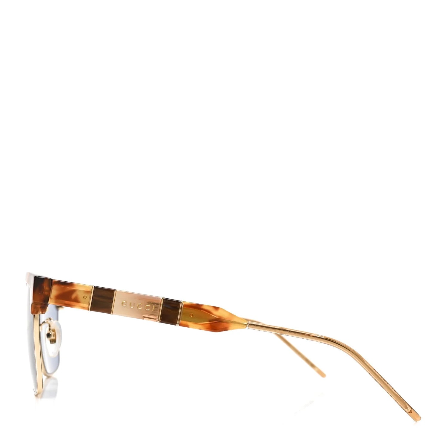 Squared Aviator GG Sunglasses GG0603S Havana 3