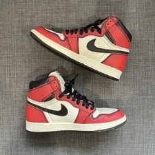 Nike Air Jordan 1 Retro High SB OG 'LA to Chicago' 2019 Red Off White Men's 9 3