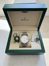 Rolex Datejust White Stick Jubilee With Fluted Bezel REF 126334 Full SET 2020 2