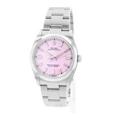 Rolex Oyster Perpetual 36 126000 Pink Index Dial Steel Oyster Card 4