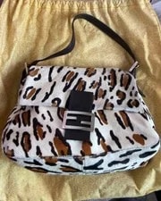 Fendi — Fendi Mamma Baguette Harako Good Reopard Auth Japan — Handbag — resale