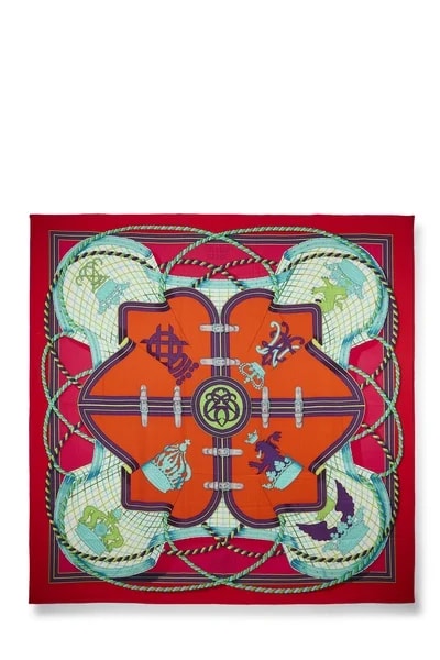 Hermès — & 'Grande Tenue' Scarf 140 — Accessory — resale