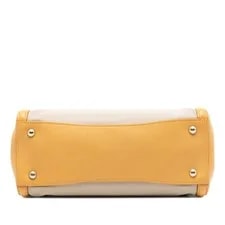 Authenticated Prada Trimmed Calf Satchel 3