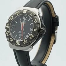 TAG Heuer Aquaracer WAC1110 Quartz Chronograph 39mm Steel Black TH246 4