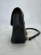 Gucci GG Marmont Chevron Flap W/ Chain Strap 4