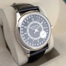Patek Philippe 6006G Calatrava Black Dial 39mm 2019 Box & Papers 4