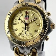 Tag Heuer — TAG Heuer S El Professional Chronograph CG1121-0 W/ Case Auth Japan — Watch — resale