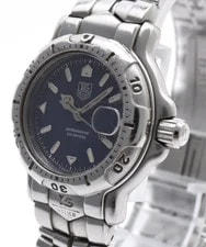 TAG Heuer 6000 Professional WH1315-K1 Blue Dial Quartz 28mm Japan 2