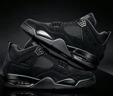 Jordan — Jordan 4 '' Cat'' Retro Basketball Shoes US Size Mid Top — Sneaker — resale