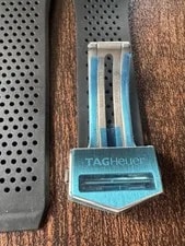 Tag Heuer Connected Black Rubber Strap, E3 E4 45mm Sold Out. Also Fits Monaco. 3