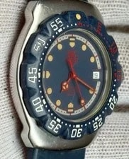 Tag Heuer Professional WA1210 WR 200M Quartz Silver From Japan 2