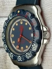 Tag Heuer Professional WA1210 WR 200M Quartz Silver From Japan 3