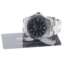 TAG Heuer — TAG Heuer Aquaracer WAF1110.BA0800 39mm SS Black #C10478 — Watch — resale