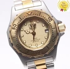 TAG Heuer — *N * TAG Heuer 3000 935.408 Professional Quartz Diver Gold Woman Japan — Watch — resale