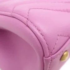 Gucci GG Marmont Top Handle 2WAY 448054 Candy Mous #HDB771 4