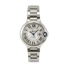 Cartier — Cartier Ballon Bleu 33MM 3489 Roman Dial Steel Automatic — Watch — resale
