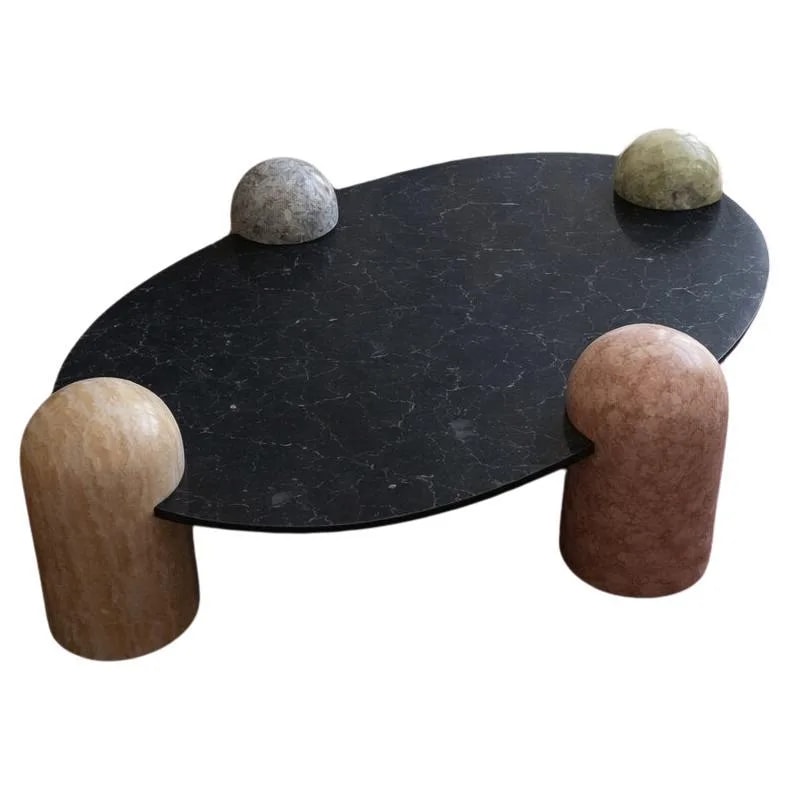Play Time Toy Table Oval Stone and Onyx — Furniture — resale