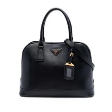 Prada — Prada Medium Lux Open Promenade Satchel — Handbag — resale