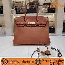 Hermès — Auth Hermès Birkin 30 Fauve Faubourg Palladium — Handbag — resale