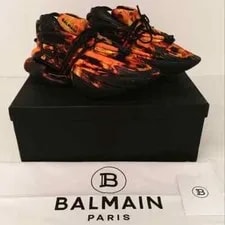 Balmain — Balmain Unicorn Printed Low-Top Neo/ - EU43/US10 — Sneaker — resale