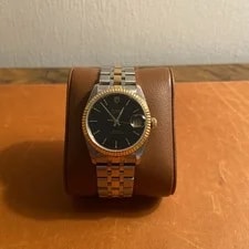 Tudor Prince Date 74033 Two-Tone Black Dial Circa 2002 34mm 2