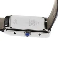 Cartier Tank Solo SM WSTA0030 24mm SS Silver Dial Quartz #C5398 3