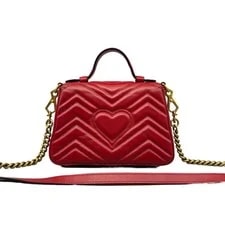 Gucci Chevron Mini GG Marmont Top Handle (mx070126e3r) 3