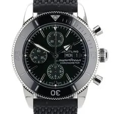 Breitling SuperOcean Chronograph Green Dial Steel Automatic 44mm A13313 2