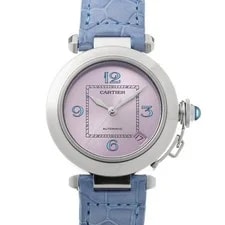 Cartier — Cartier Pasha C W3108199 ( 2324) 35mm Stainless Steel Pink #WW7671 — Watch — resale