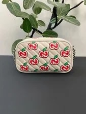 Gucci GG Marmont Apple Print Crossbody 2