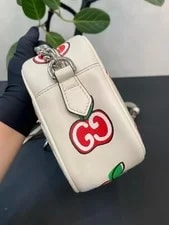 Gucci GG Marmont Apple Print Crossbody 4