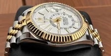 NEW Rolex Sky-Dweller 42mm 336933 18K Gold Steel White Dial Jubilee 3