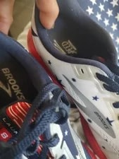 Brooks Launch USA Stars & Stripes Running Shoes, Size 12 2E 3