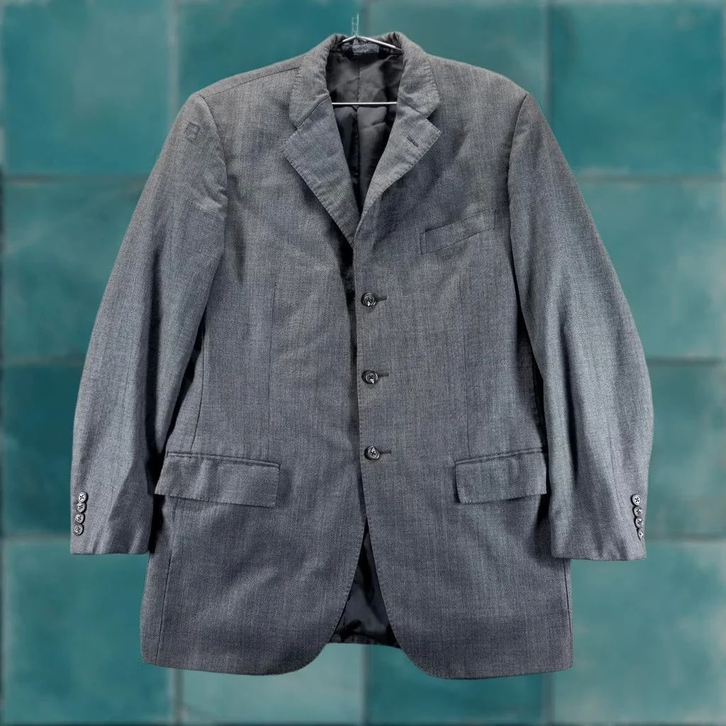 Ralph Lauren — Polo By Ralph Lauren Sport Coat 42 Check Blazer Jacket Made Italy — streetwear — resale