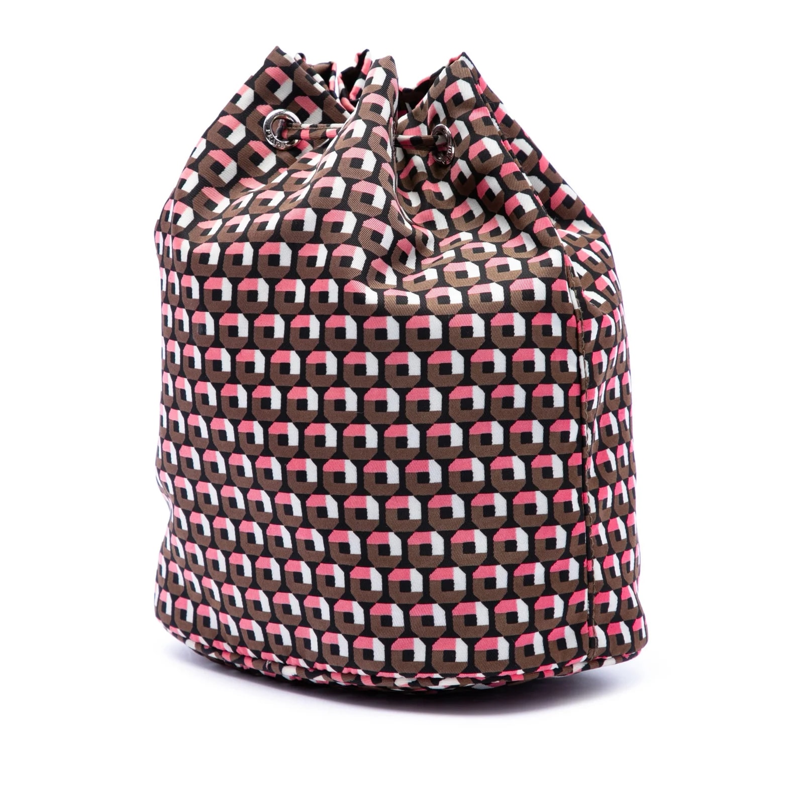 Geometric Print Drawstring 2