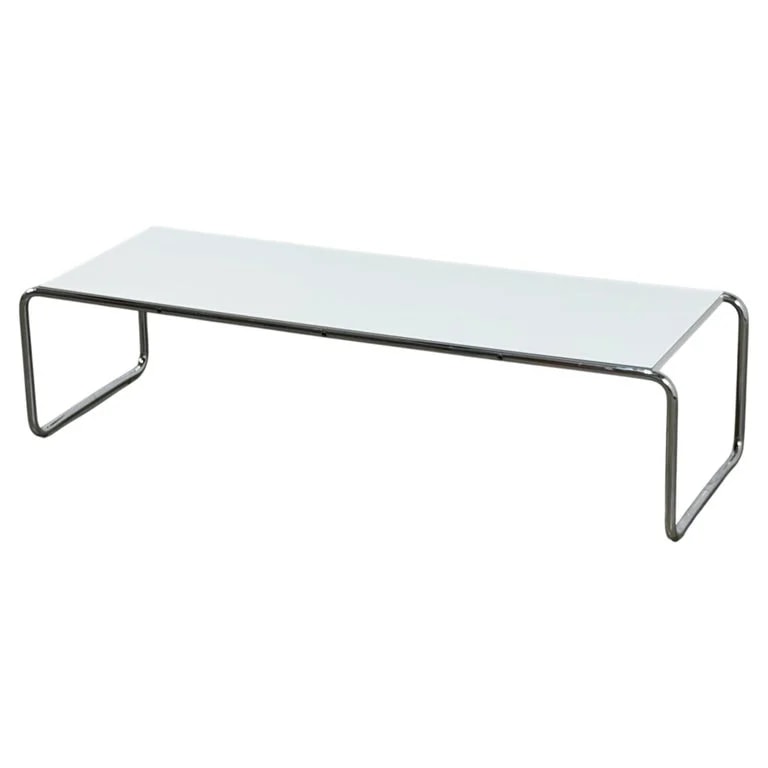 Knoll, Marcel Breuer — Marcel Breuer for Knoll Laccio Coffee White Laminate & Chrome — Furniture — resale