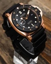 Panerai Submersible Rose Gold QuarantaQuattro Goldtech OroCarbo 44mm PAM1070 4