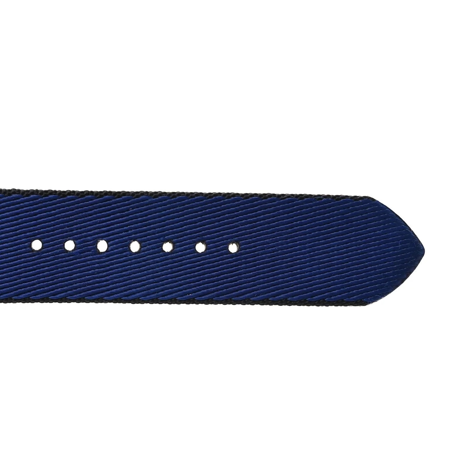 Nylon Weave Apple Single Tour Band 42mm Black Bleu Saphir 3