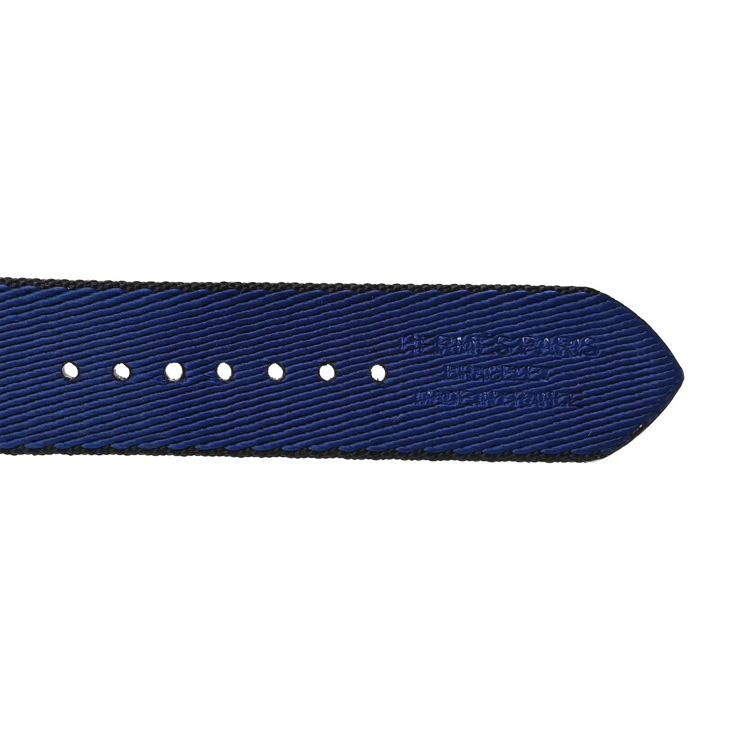 Nylon Weave Apple Single Tour Band 42mm Black Bleu Saphir 4