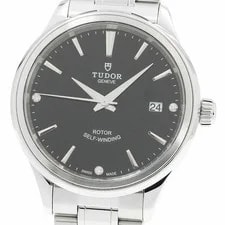 Tudor — Tudor 12500 Style 3P Diamond Automatic S Good Condition With 921805 U — Watch — resale
