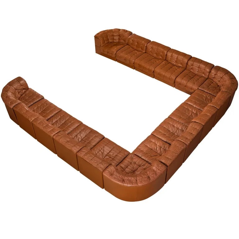 De Sede — Large-Scale de Sede 11 Modular Consisting of Sixteen Elements — Furniture — resale