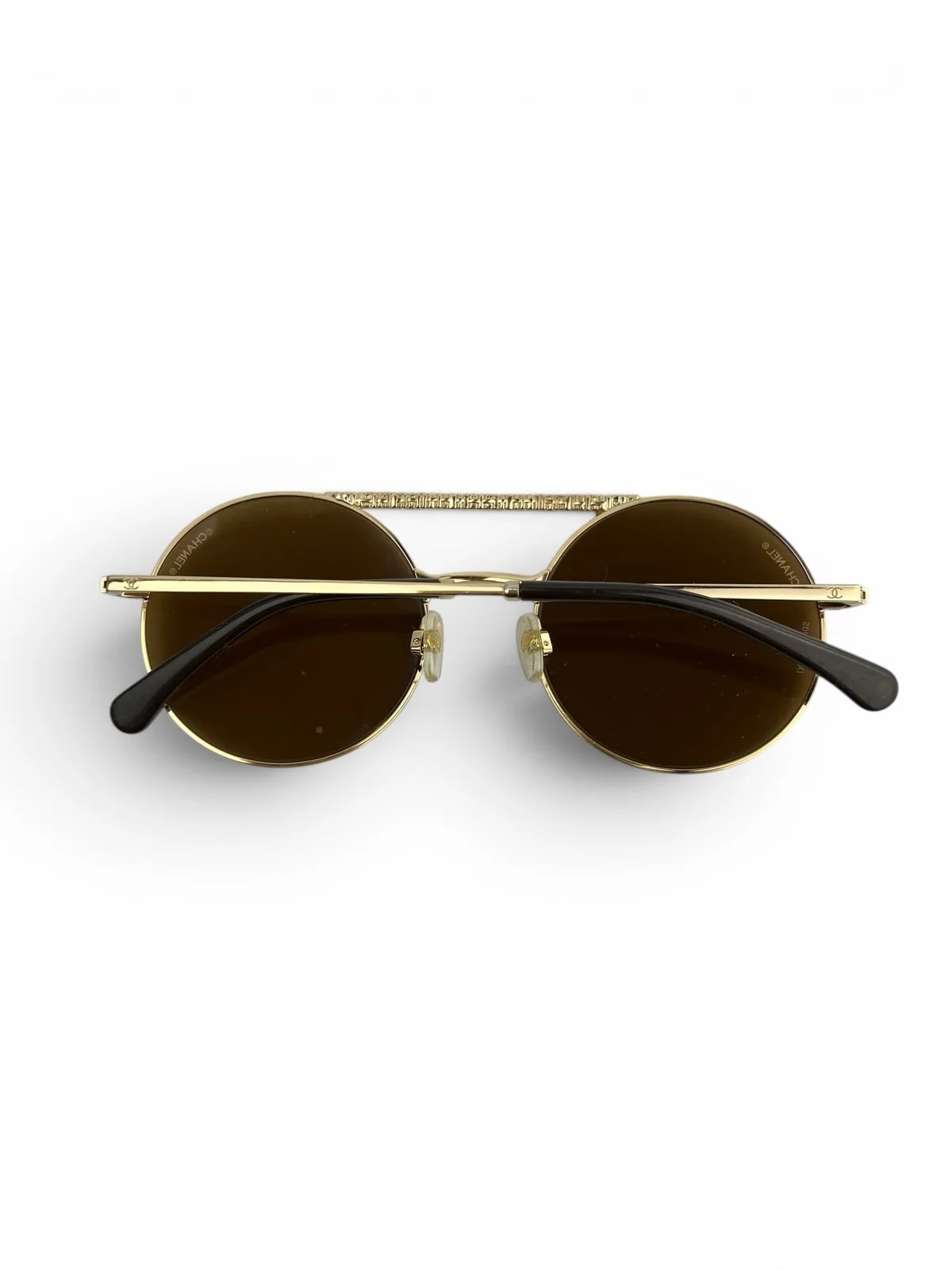 Chanel Circular Sunglasses W/ Case 3