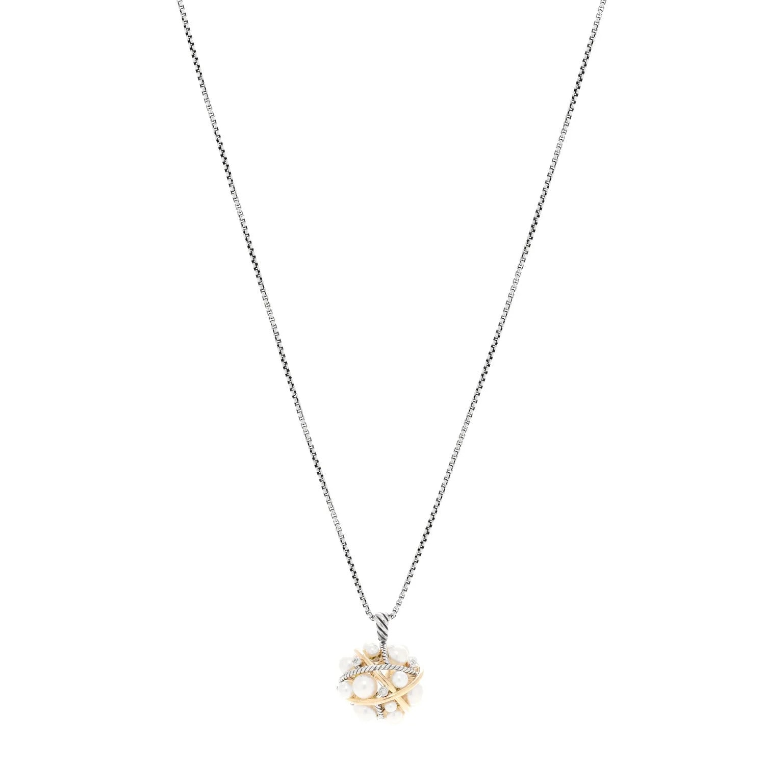 David Yurman — 18K Yellow Gold Cultured Cluster — Jewelry — resale