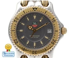 Tag Heuer — TAG Heuer SEL WG1120-K0 Pro 200m Gray Dial Gold Silver — Watch — deal
