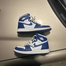 Air Jordan — Air Jordan 1 High OG BG 'Storm ' 575441 127 Gs Size 6.5y/ 8 Clean No B — Sneaker — resale