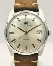 IWC — IWC Schaffhausen 817A Cal.8541 Date Automatic Brown Leather Band — Watch — resale